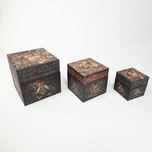 Bob's Boxes Toys In The Attic Lot of 3 Nesting Boxes