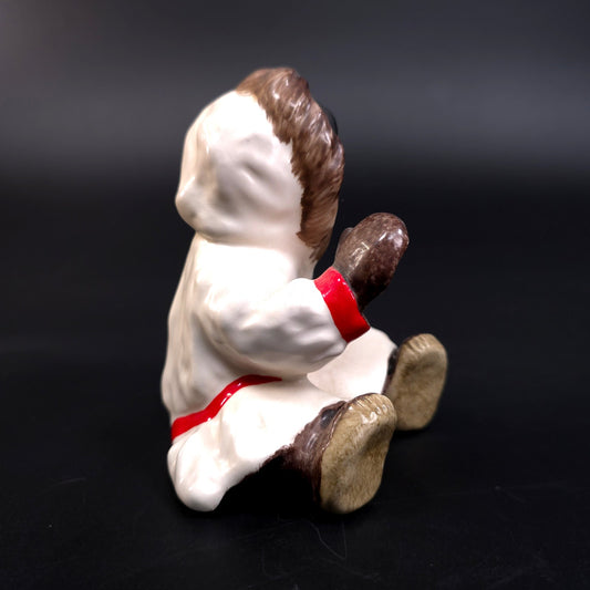 1982 C Alan johnson Ceramic Alaskan Eskimo Figurine "Dinah" Parka
