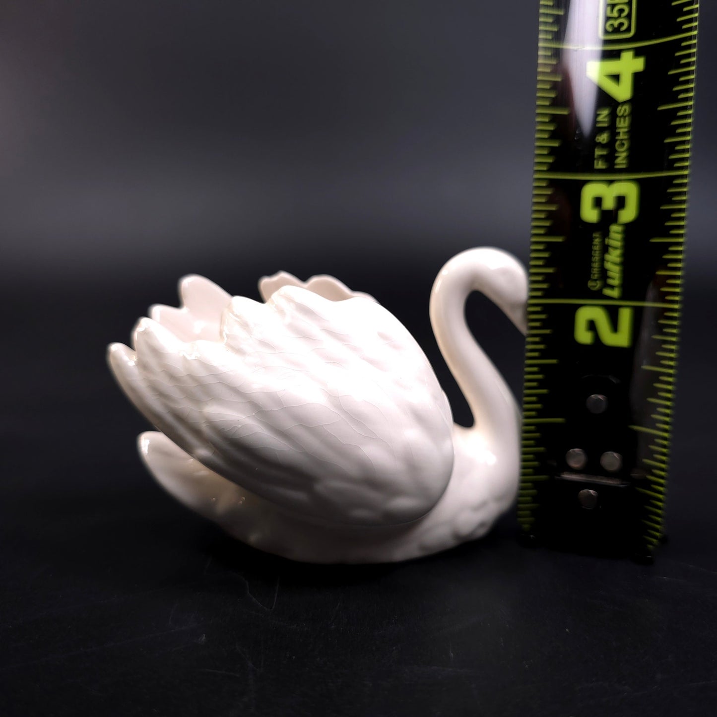 Vintage Goebel White Swan Porcelain Figurine West Germany