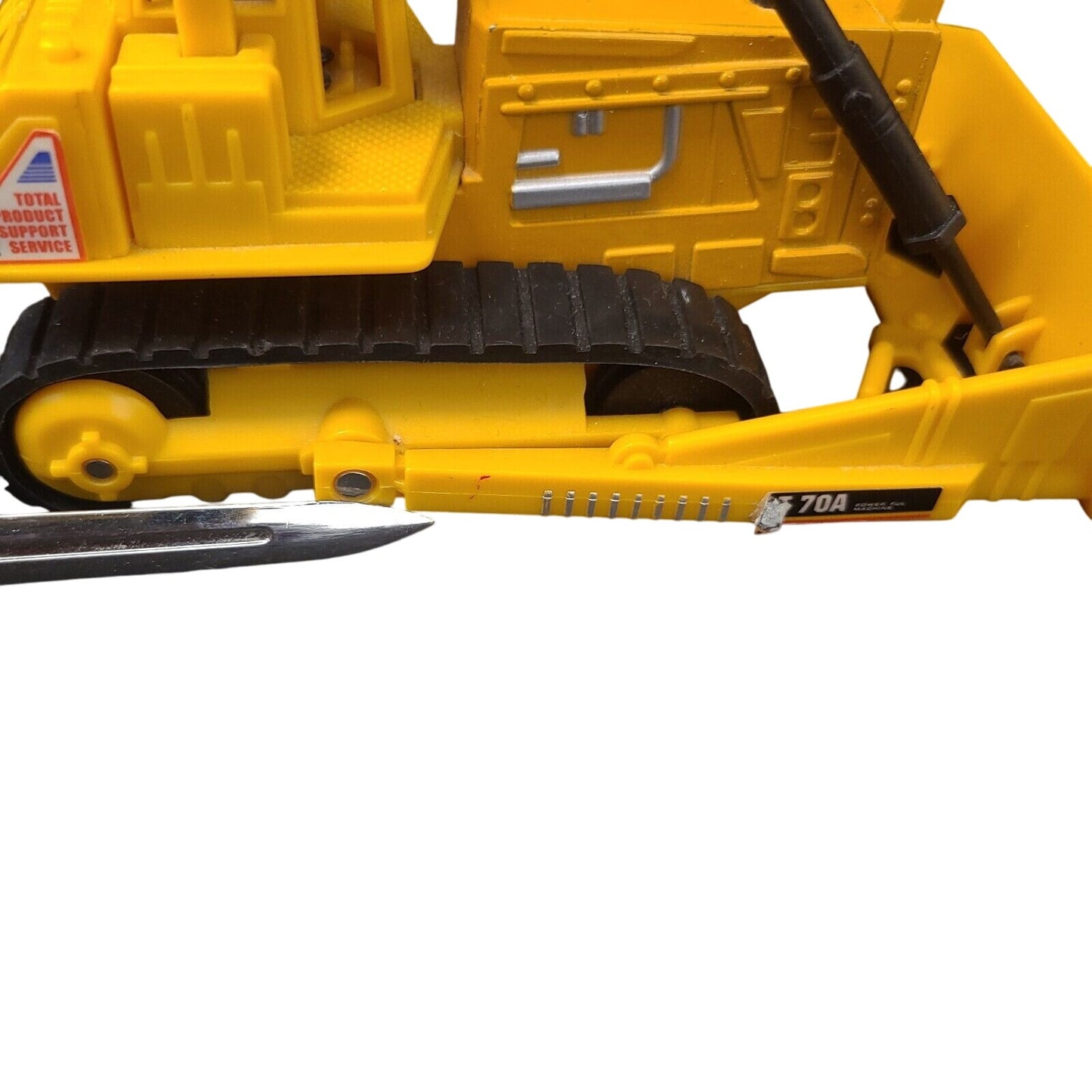 1998 Smart Toys Dynamic Diecast Yellow Bulldozer Construction Vehicle