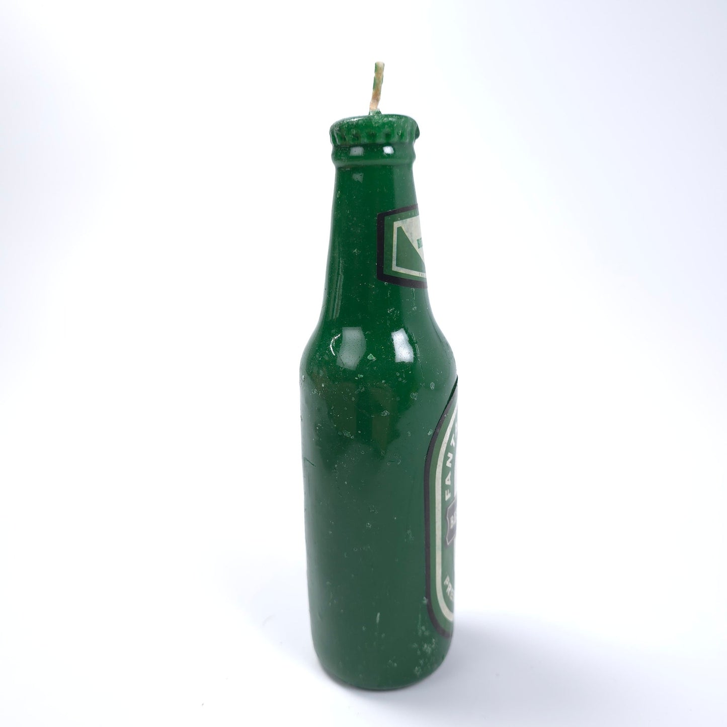 2004 Fantasy Beer Bottle Candle Green