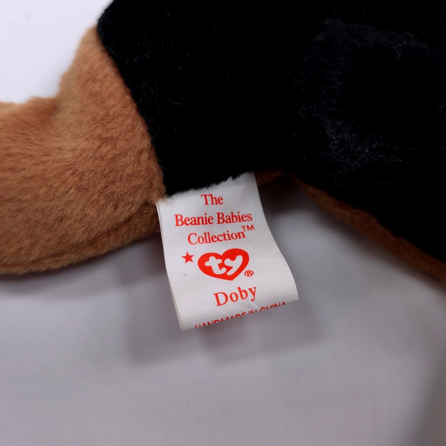 Doby the Doberman Pinscher Style 4110 Retired TY Beanie Babies 2+ Ship FREE