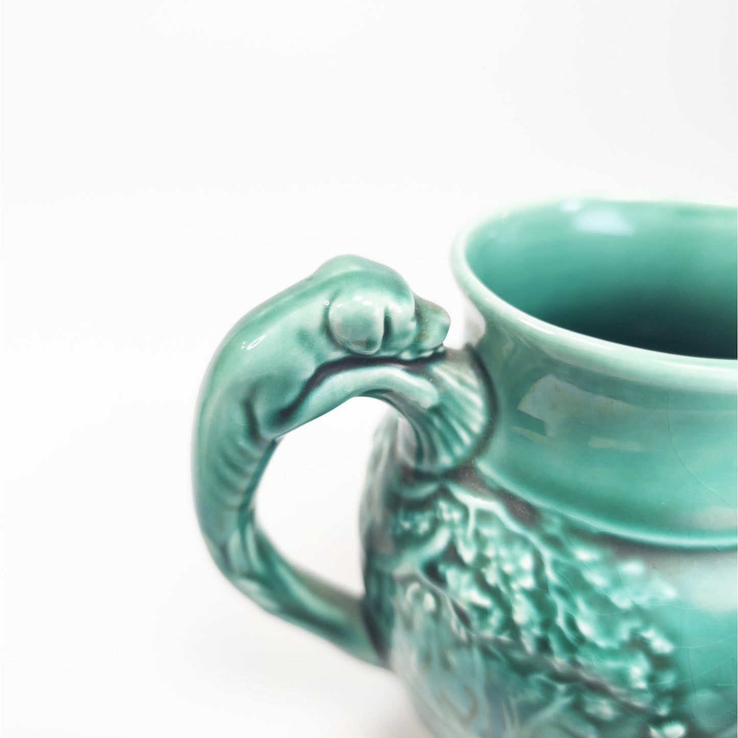 Wedgewood & Barlaston Green Hunting Scene Etruria 4" Pitcher England