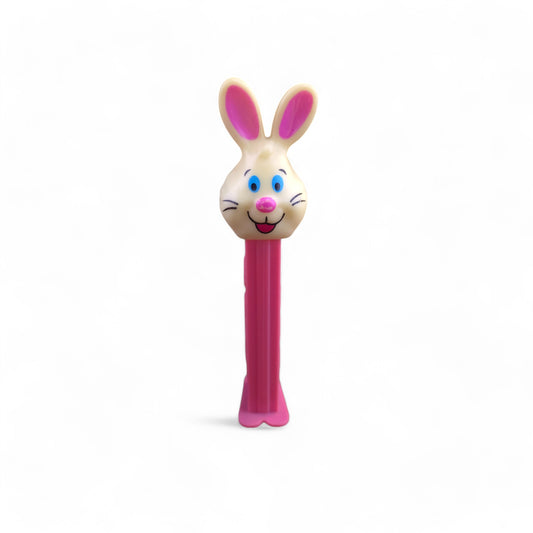 PEZ Easter Bunny E Footed Candy Dispenser 1999 Retired Pink