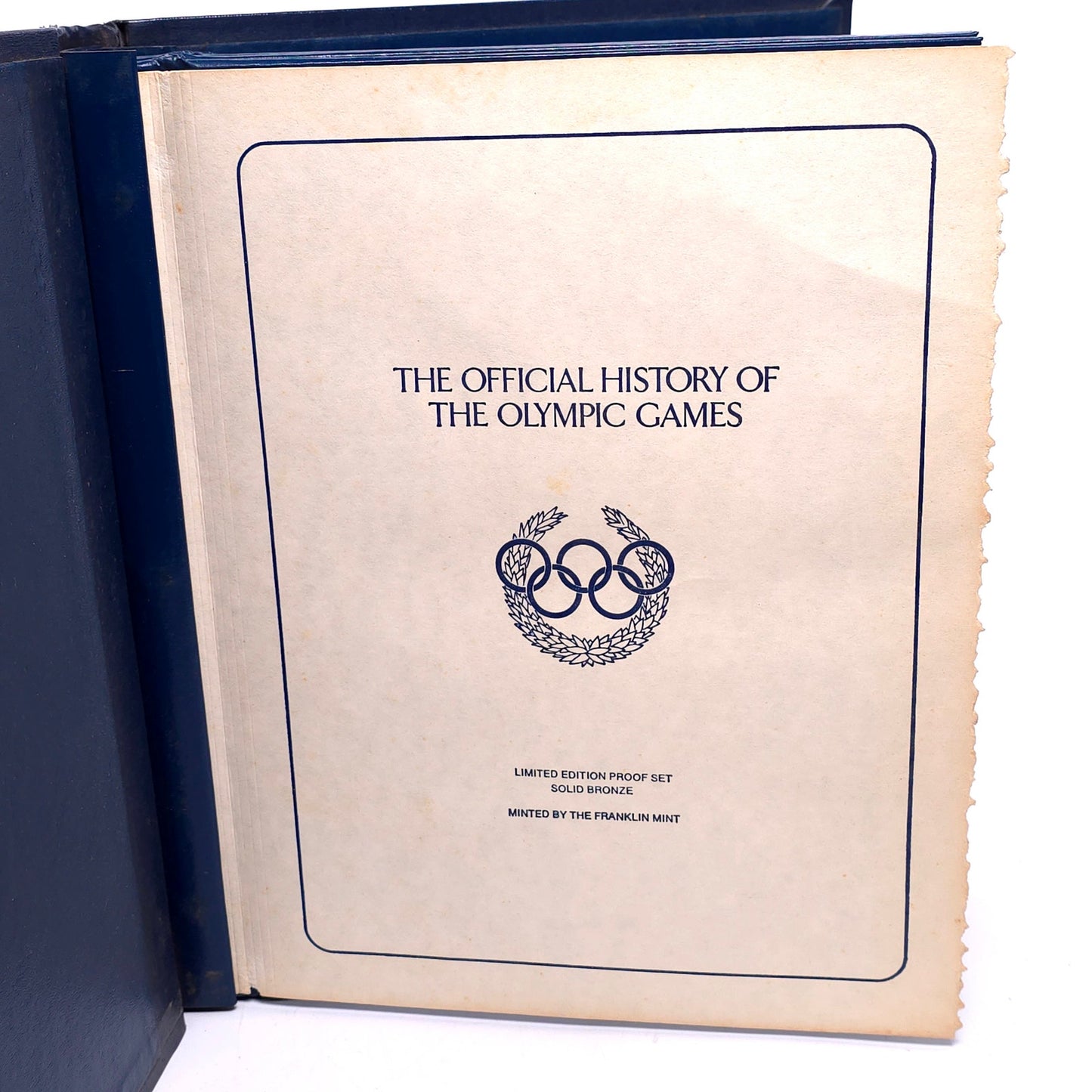 Set of 50 Bronze Proof Coins Franklin Mint The Official History Of The Olympic