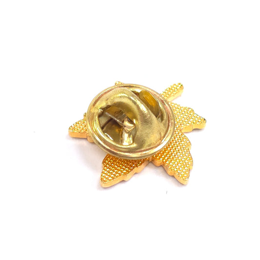 Vintage Canada Maple Leaf Enamel Pinback Pin