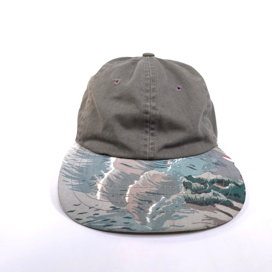 Outdoor Scenic Landscape Brim Print 100% Cotton Strapback Baseball Cap Hat