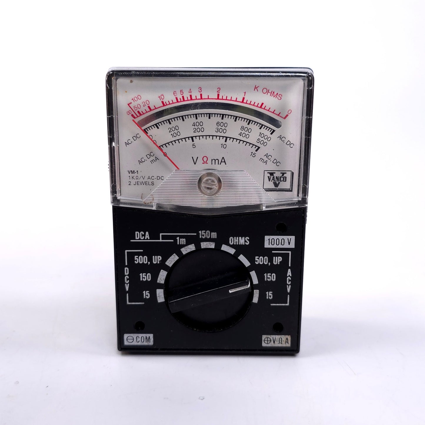 Vintage Vanco 1,000 OHM/Volt Multi Tester VM-1 Works