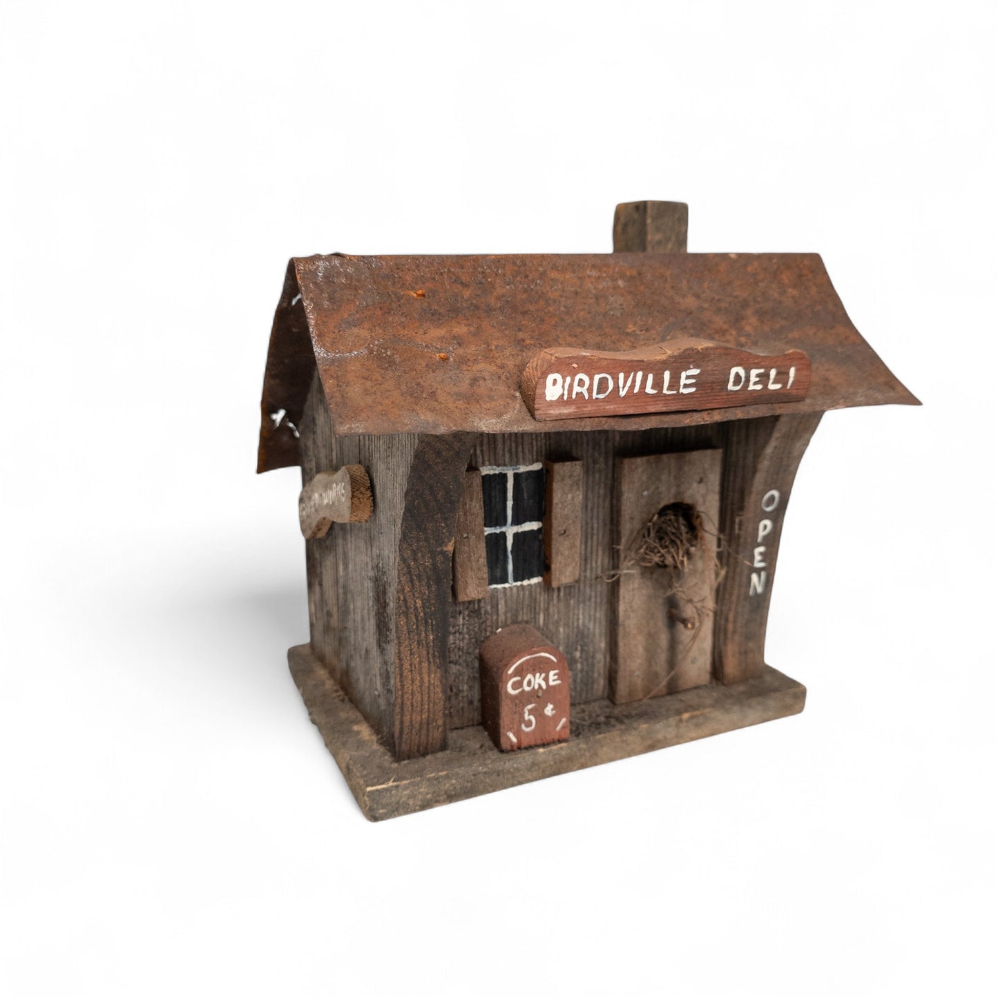 Rustic Birdville Deli Home Birdhouse Rustic Food Home Decor