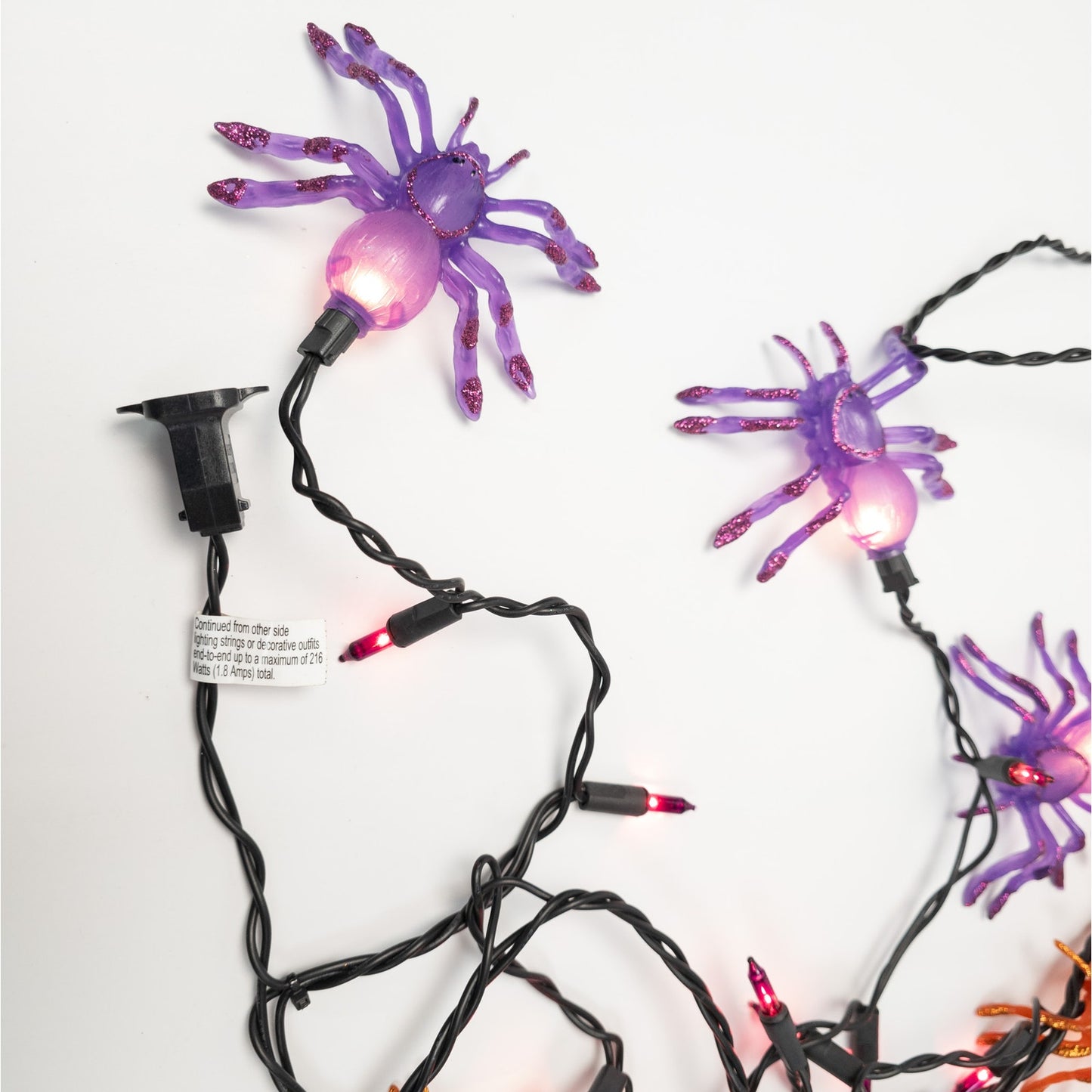 12ft Tarantula Spider String Light 12 Spiders Working