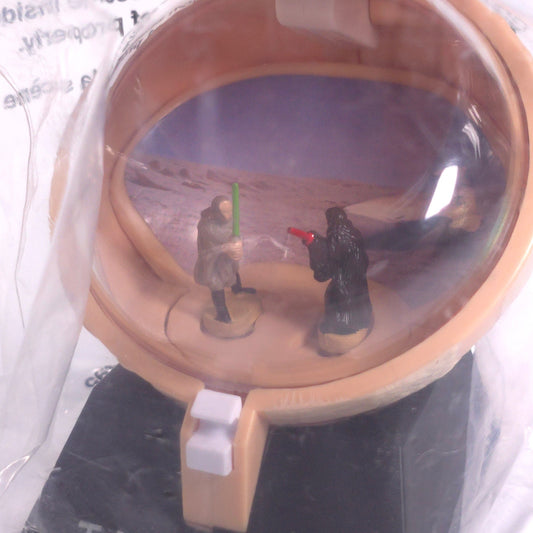 1999 Star Wars Tatooine Mechanical Battle Globe Pizza Hut Toy