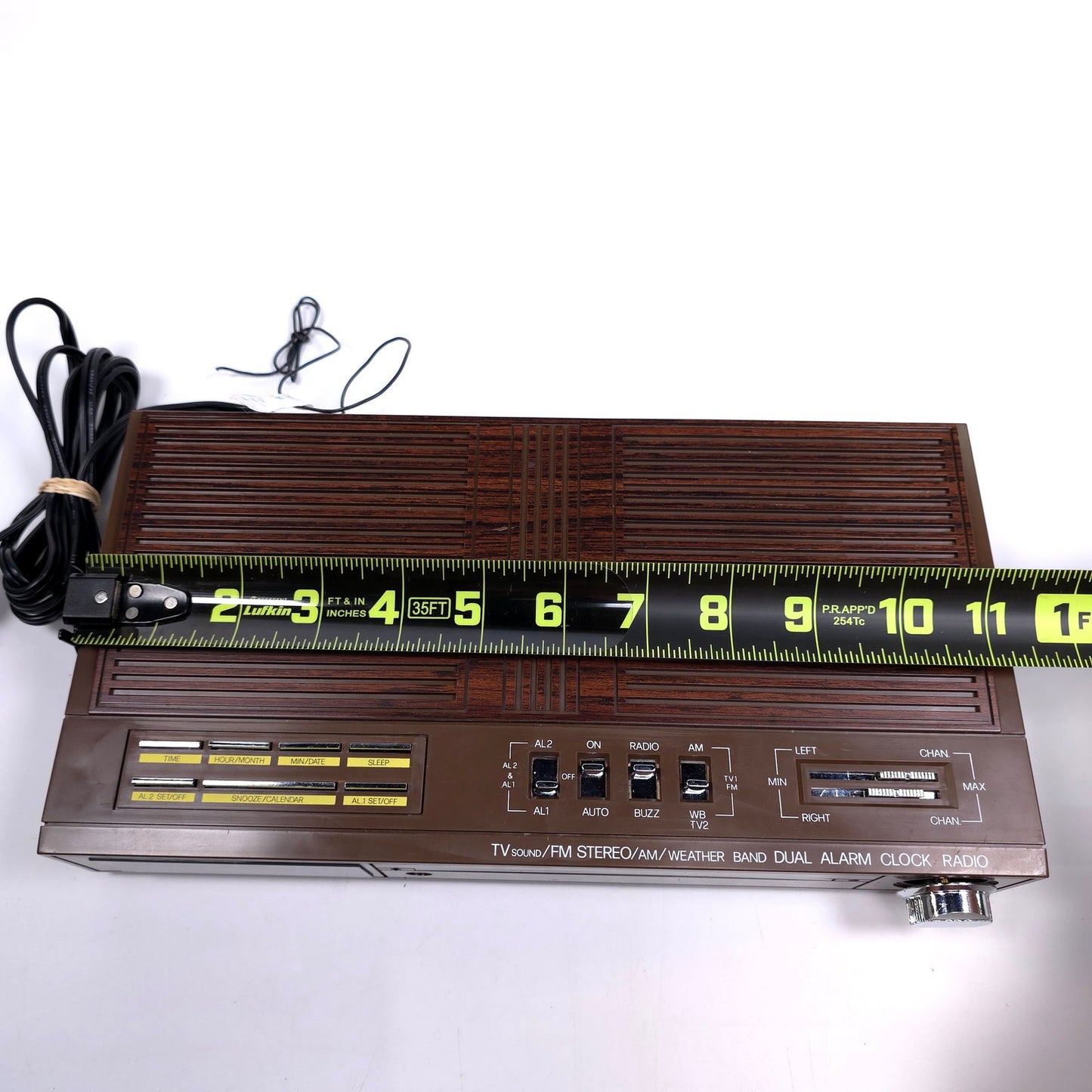 Vintage Windsor AM/FM Alarm Clock Radio Model 2560 FOR PARTS