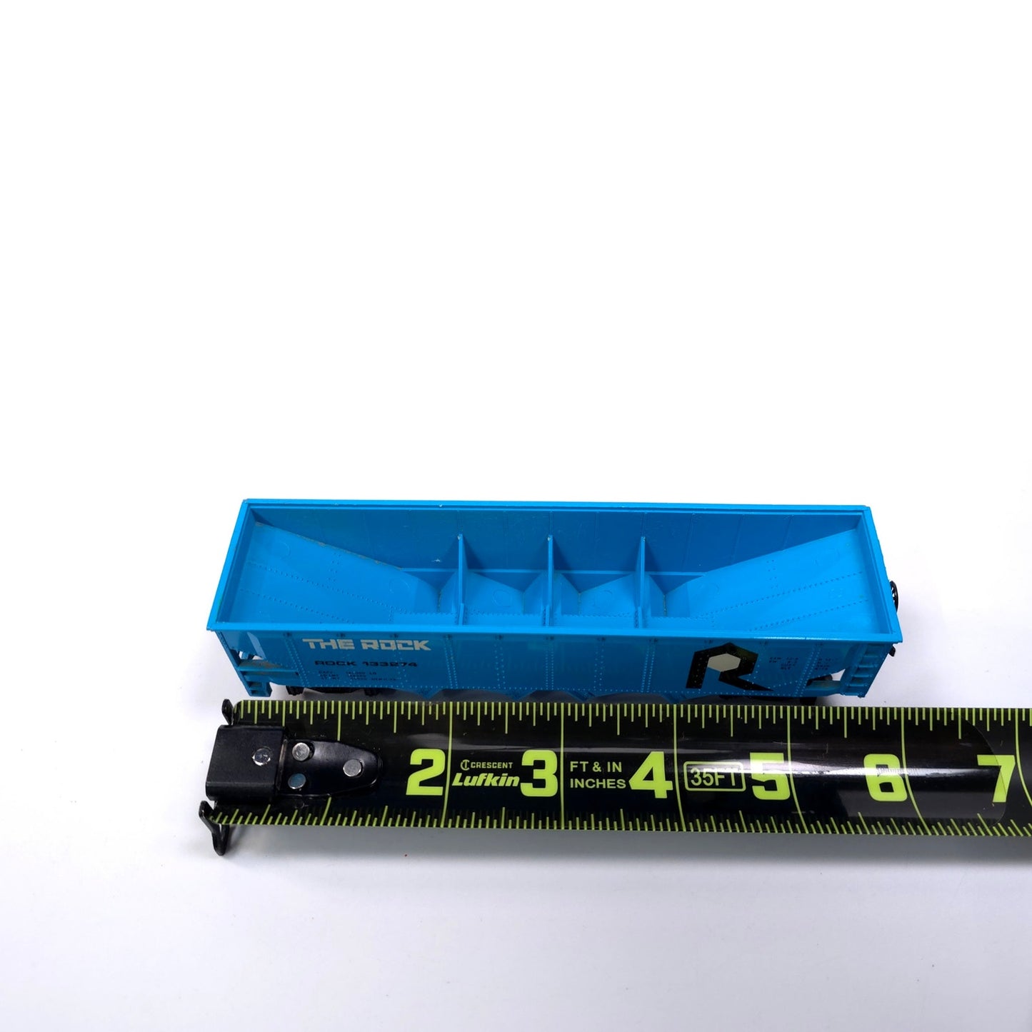 HO Scale The Rock 133274 Blue Open Top Train Car