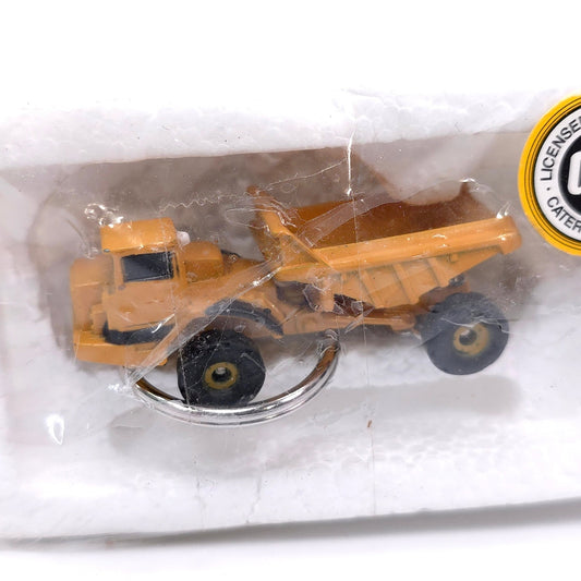 CAT Caterpillar Dump Truck Keychain Metal Diecast