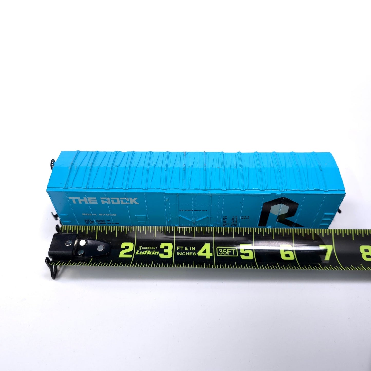 HO Scale The Rock 57028 Blue Train Car