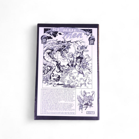 Rough Raiders Enter The Malice Men #2 Blue Comet Comics 1989 Comic Book