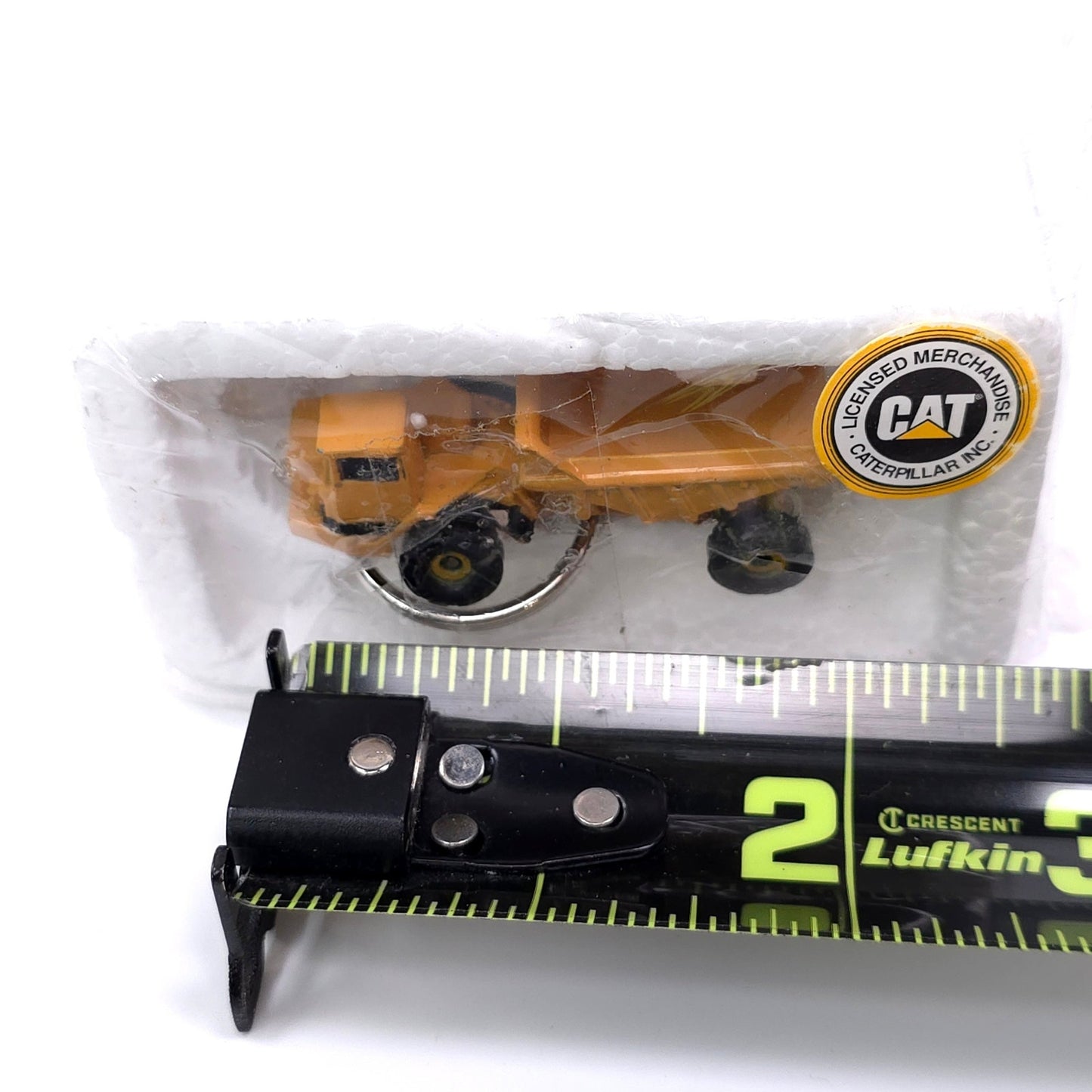 CAT Caterpillar Dump Truck Keychain Metal Diecast