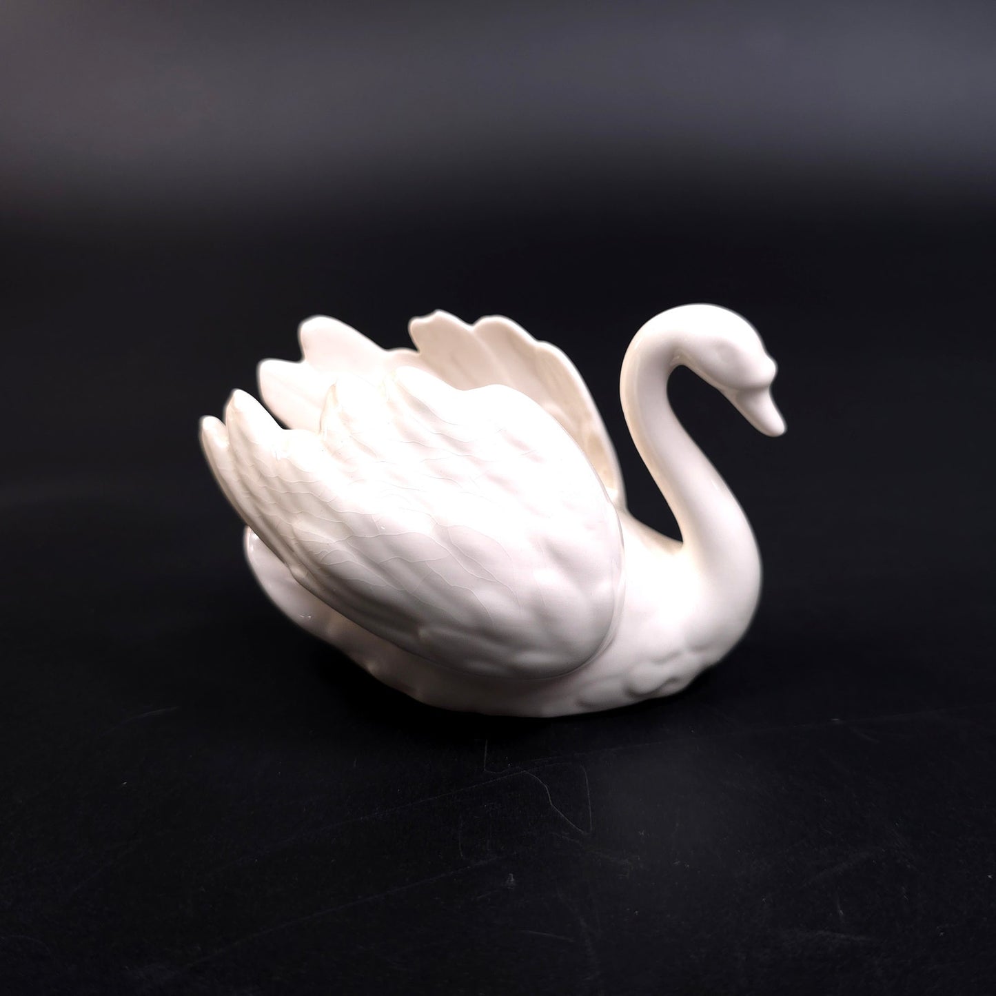 Vintage Goebel White Swan Porcelain Figurine West Germany