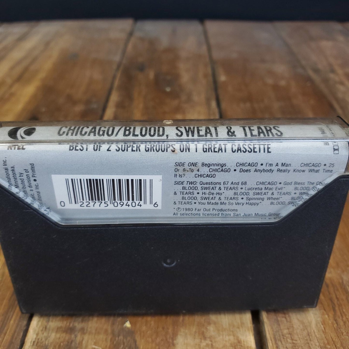 Chicago, Blood , Sweat And Tears- Best Of 2 Super Groups (Cassette) 2+ Ship FREE