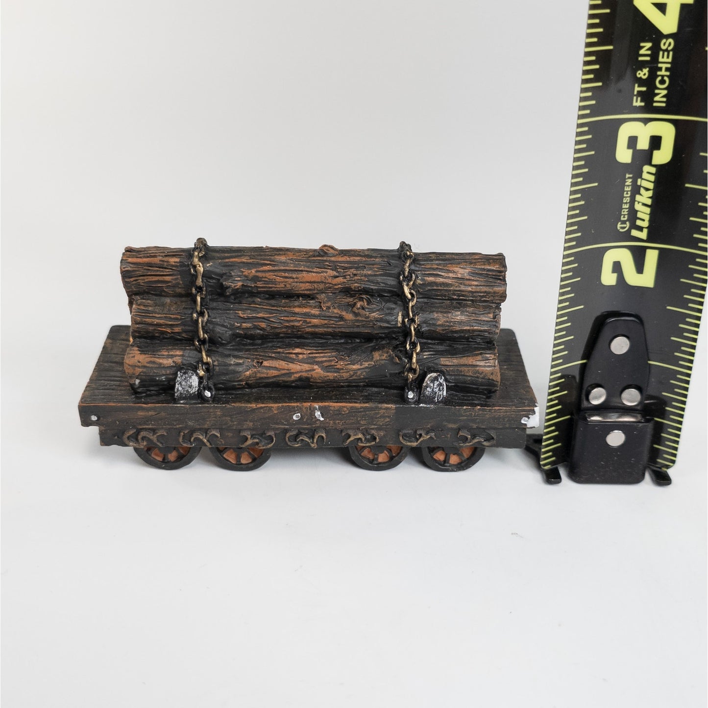 1998 Home Towne Timber Express Train Cargo JC Penny Figurine