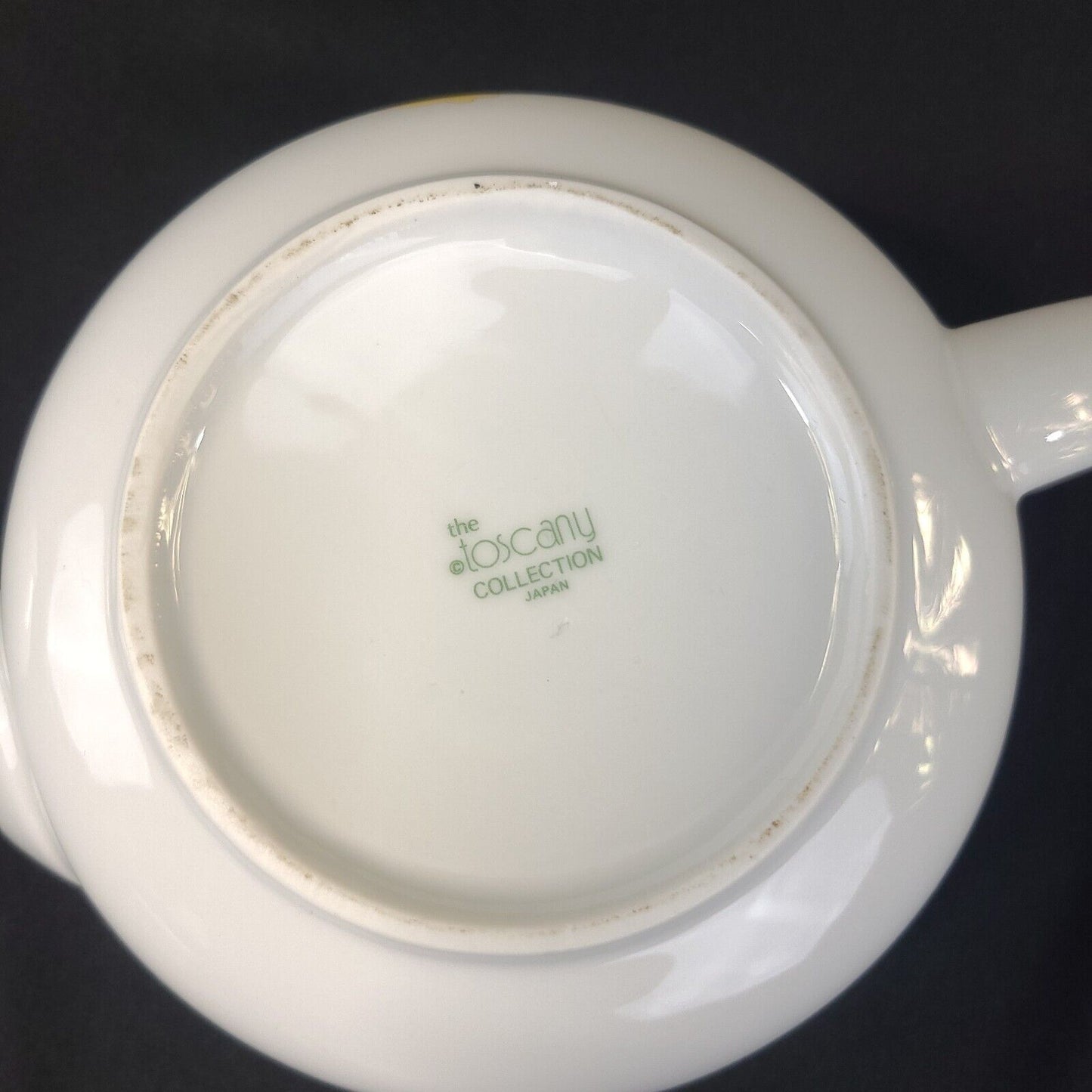 Vintage The Toscany Collection Tea Pot And Cup Matching Set Tulip Pattern Japan