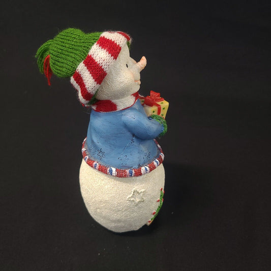 Holiday Snowman With Presents - The Cherished Home Collection - Christmas Decor