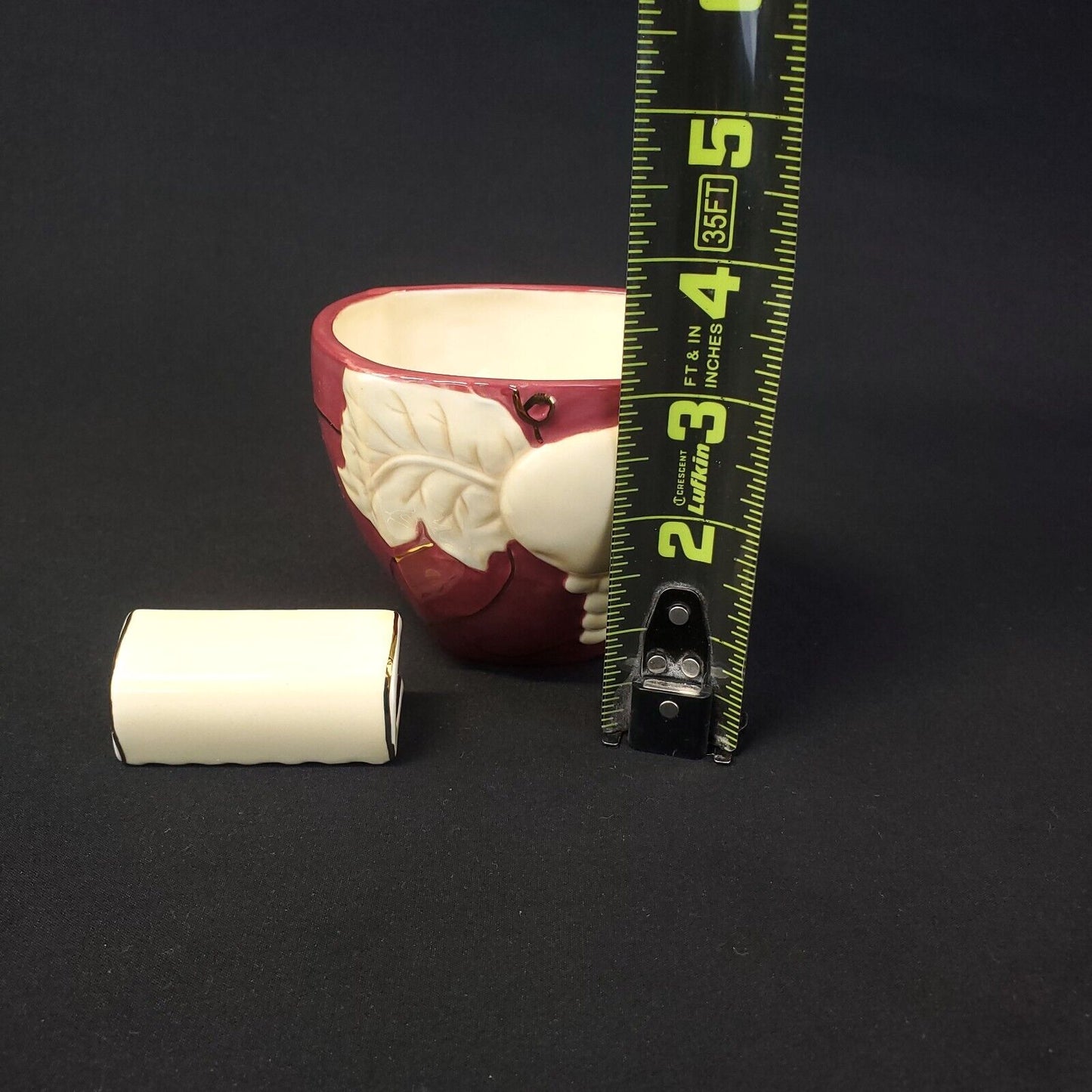 Hallmark Ceramic Bowl with Grape and Pear Design - Collectible Home Decor