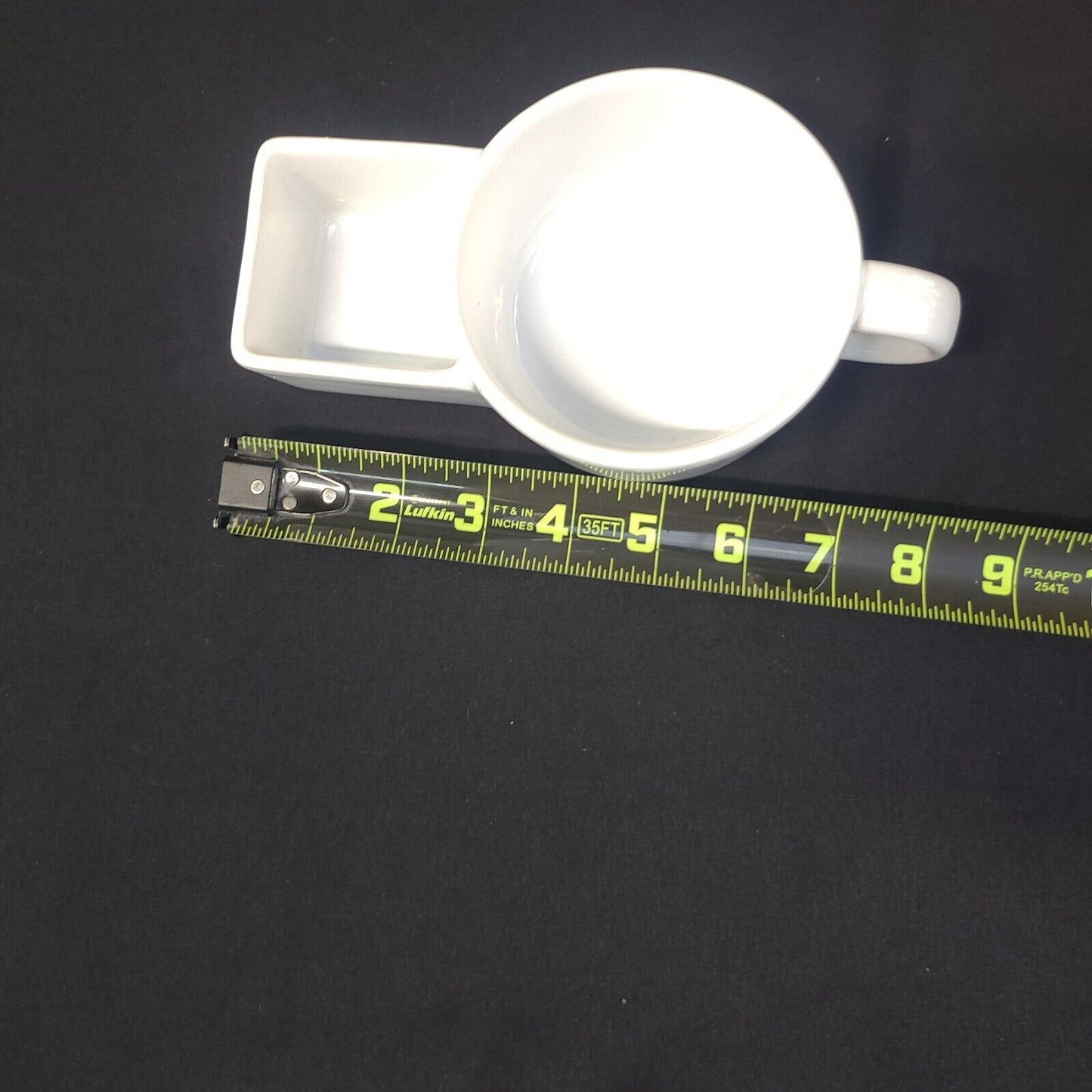 White Ceramic Soup & Cracker Mug Cereal Ice Cream Snack Cup Versatile Unique