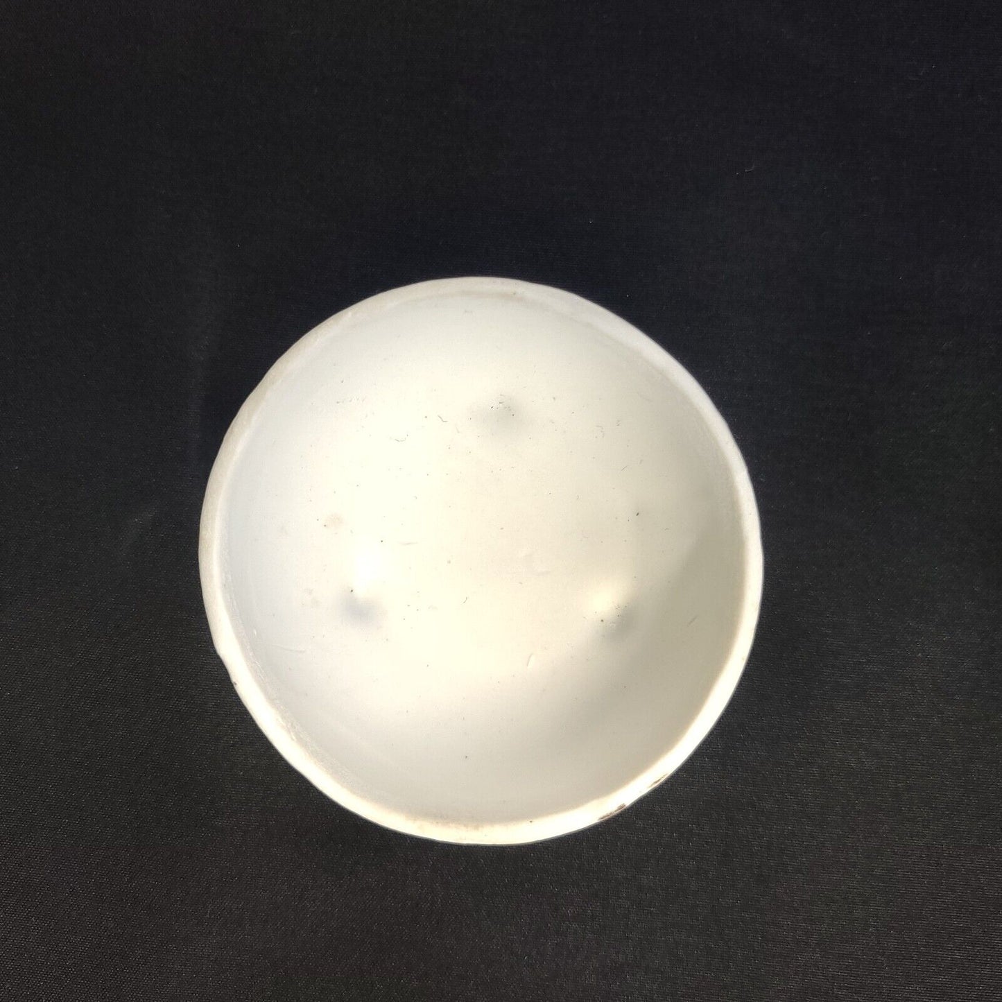 Round Rose China Trinket Box Candle Powder Scented Vintage # 1268