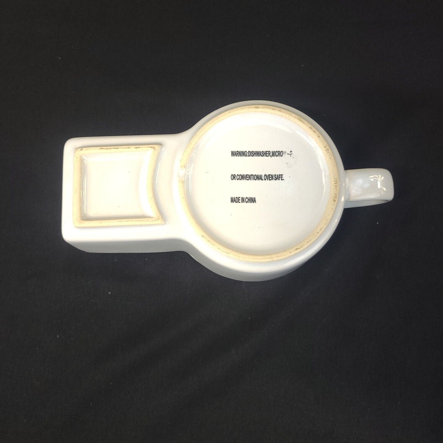 White Ceramic Soup & Cracker Mug Cereal Ice Cream Snack Cup Versatile Unique