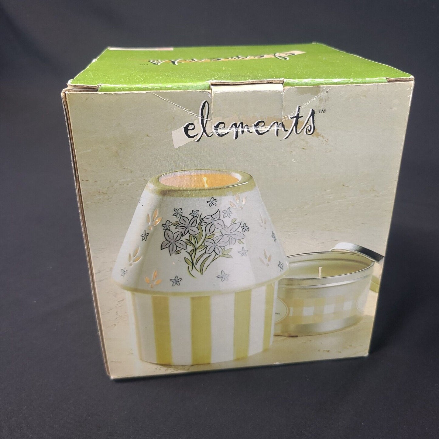 Lilac Ceramic Candle Lamp by Elements - Elegant Home Decor