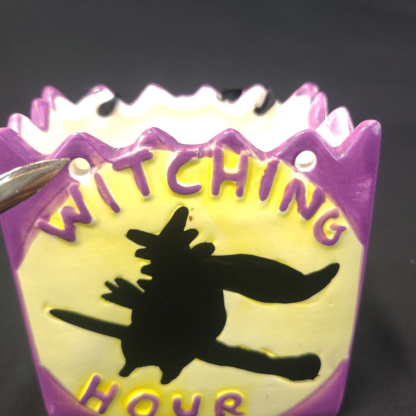 Witching Hour Ceramic Bag - Halloween Decorative Collectible