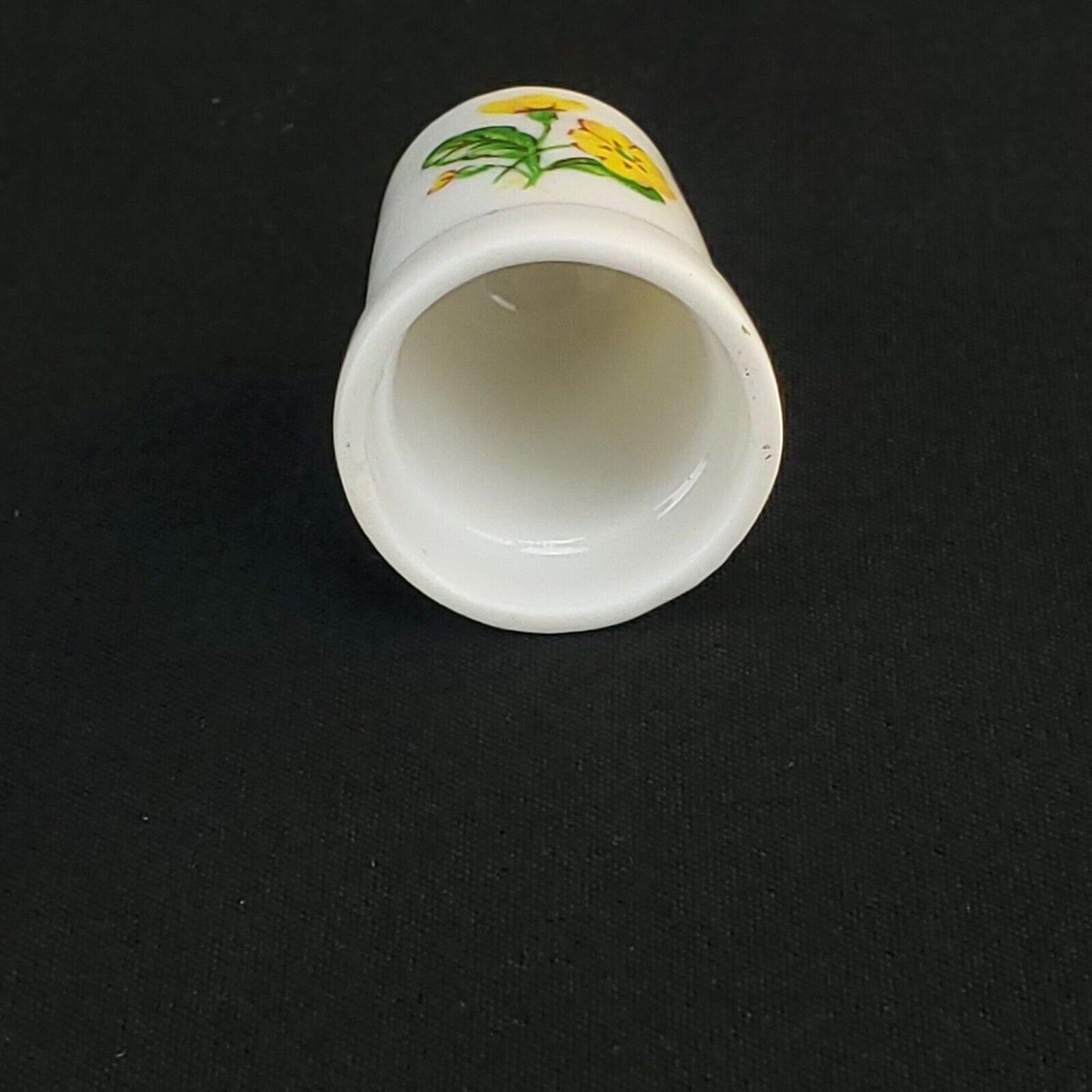 St George Fine Bone China Thimble with a Floral Design Vitage Collectible