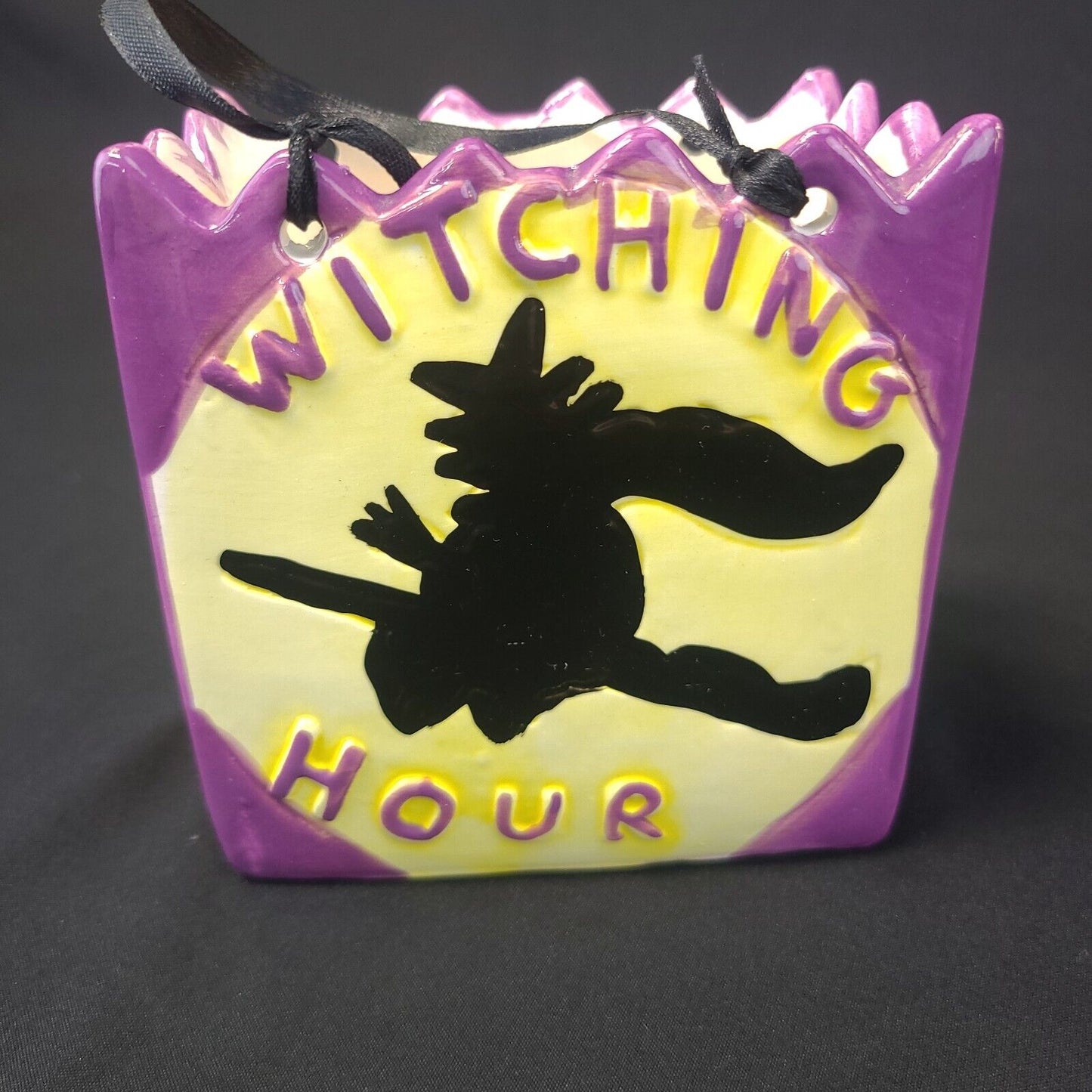 Witching Hour Ceramic Bag - Halloween Decorative Collectible