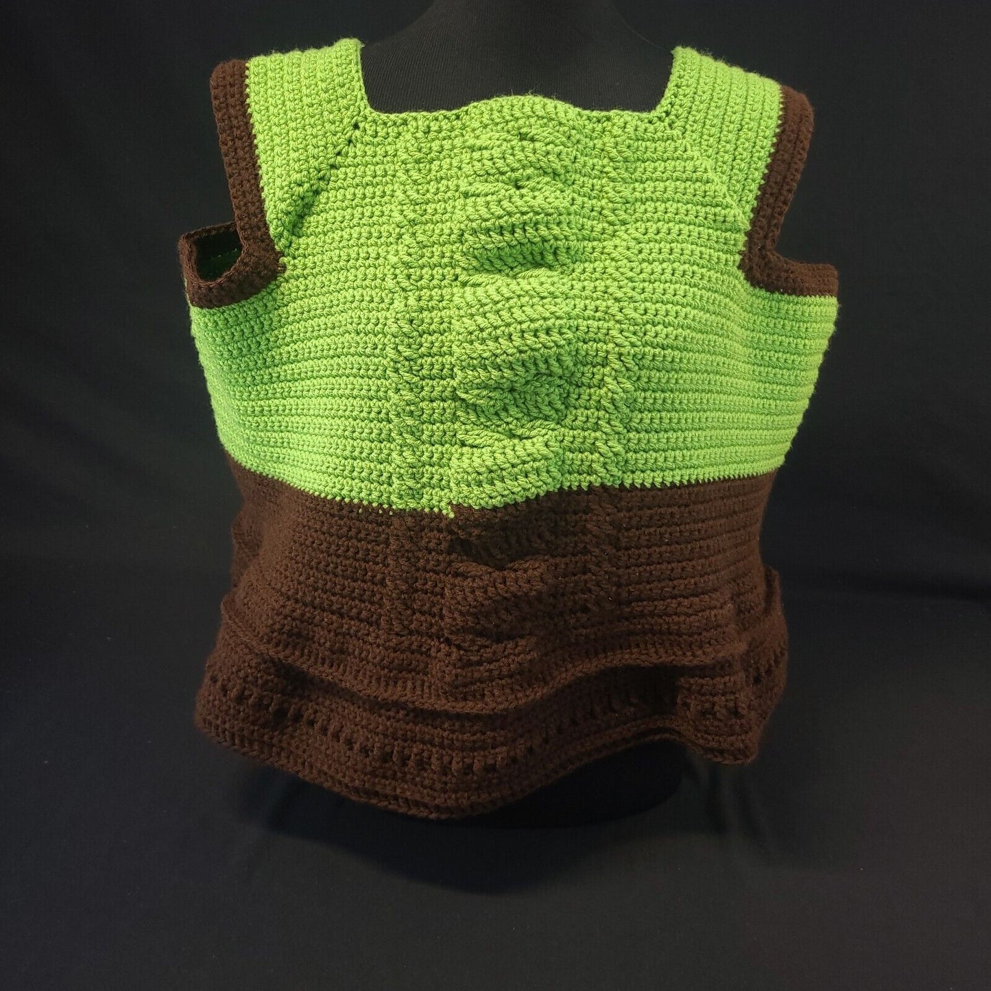 Handmade Cabled Peplum Tee Large - Stylish and Trendy Summer Wear