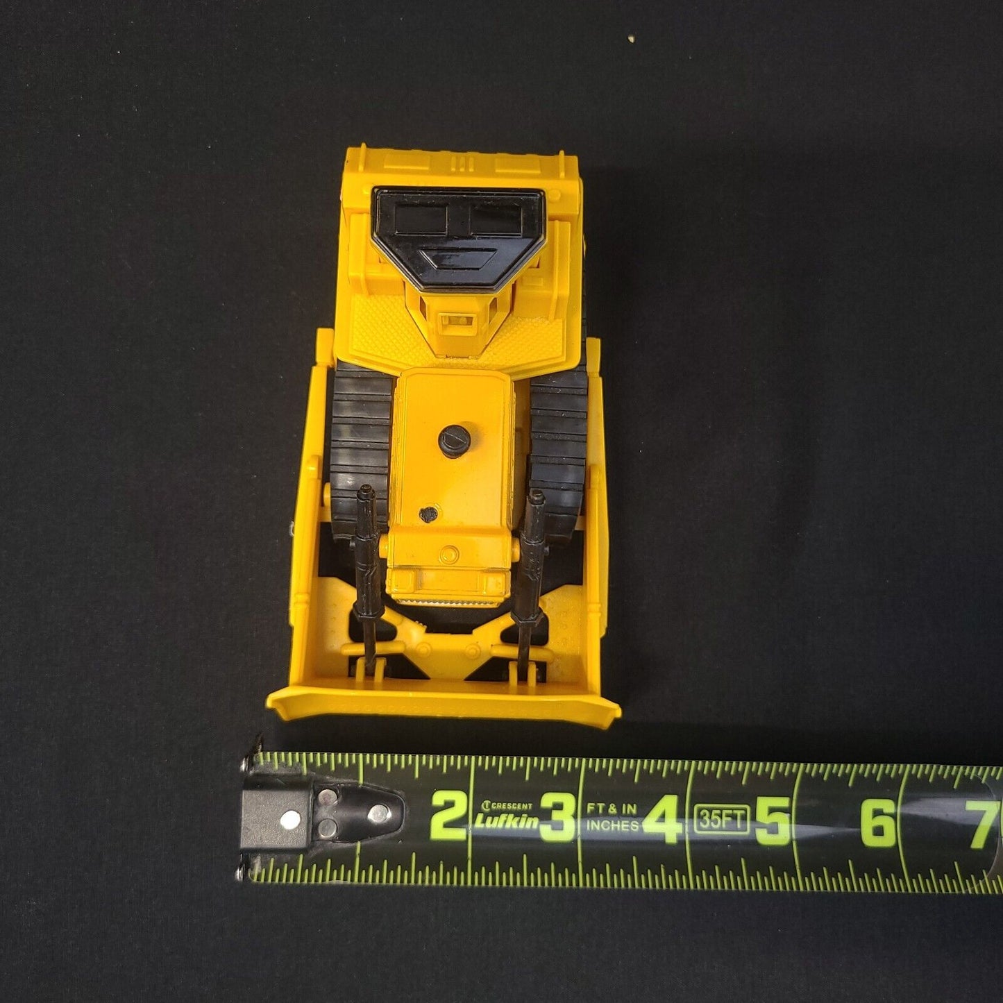 1998 Smart Toys Dynamic Diecast Yellow Bulldozer Construction Vehicle