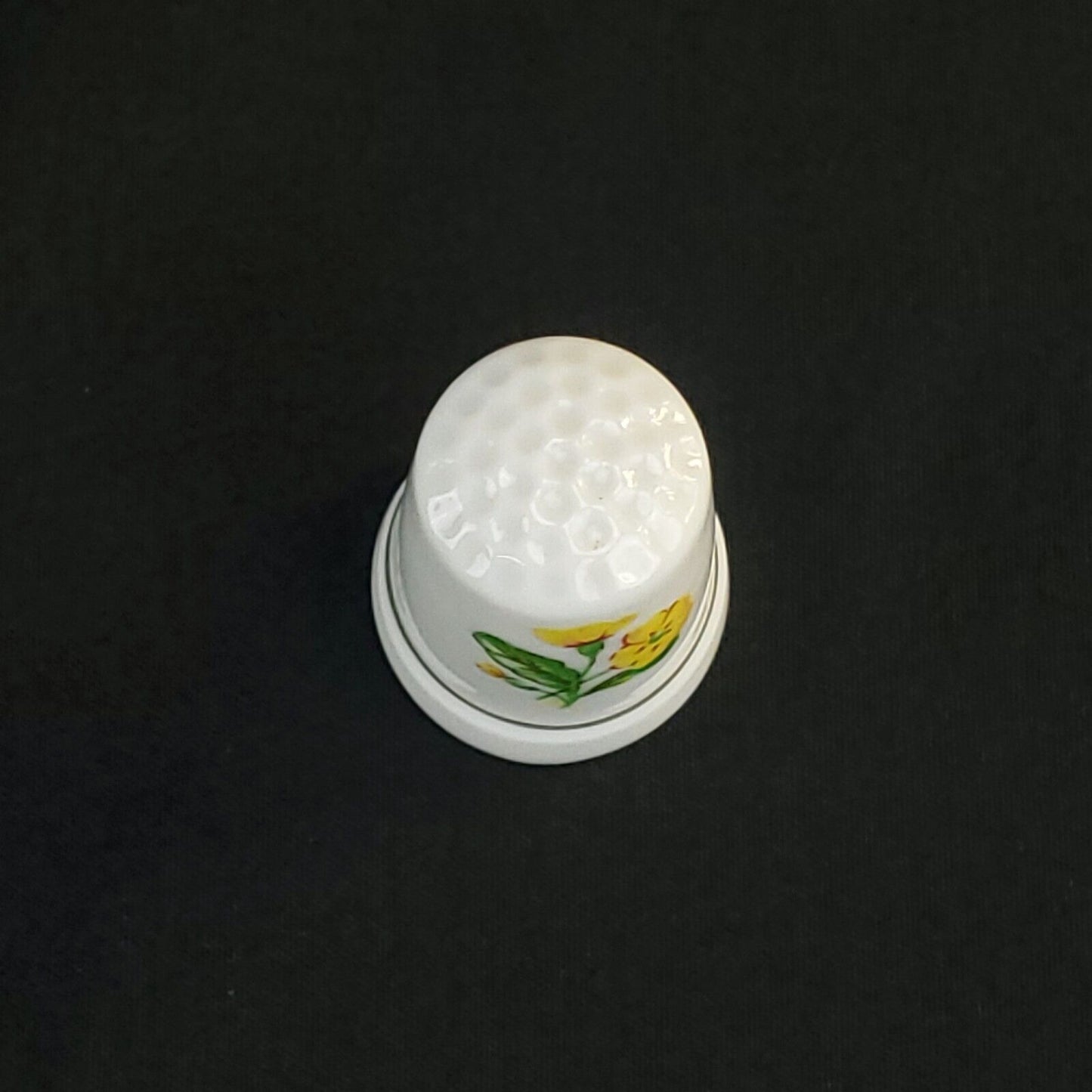 St George Fine Bone China Thimble with a Floral Design Vitage Collectible
