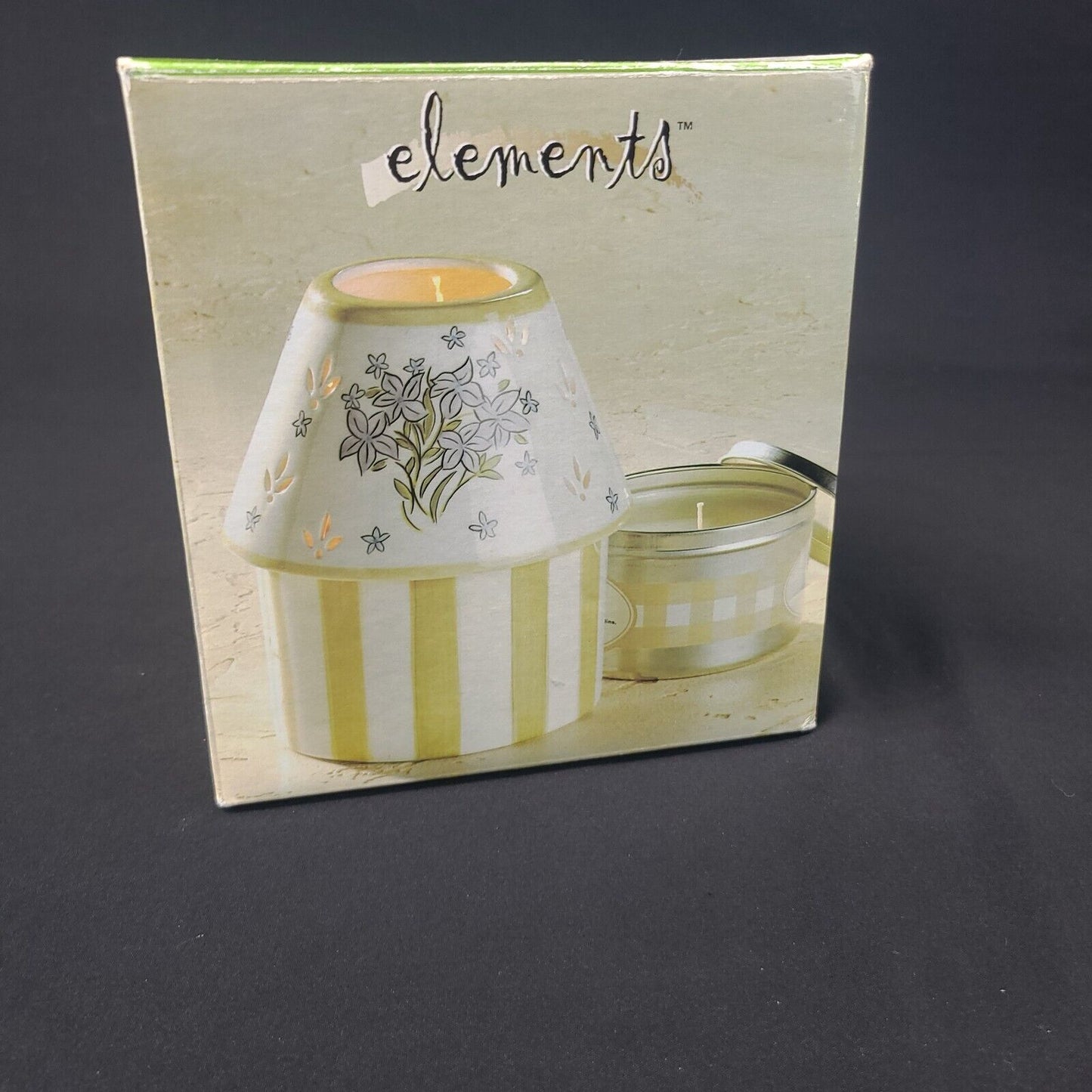 Lilac Ceramic Candle Lamp by Elements - Elegant Home Decor