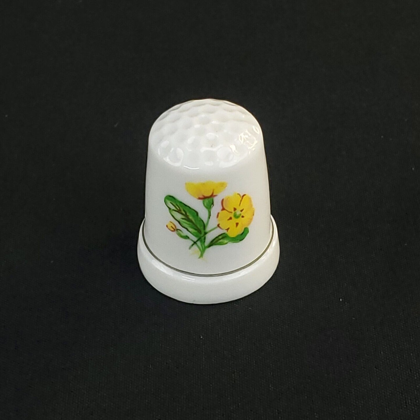 St George Fine Bone China Thimble with a Floral Design Vitage Collectible