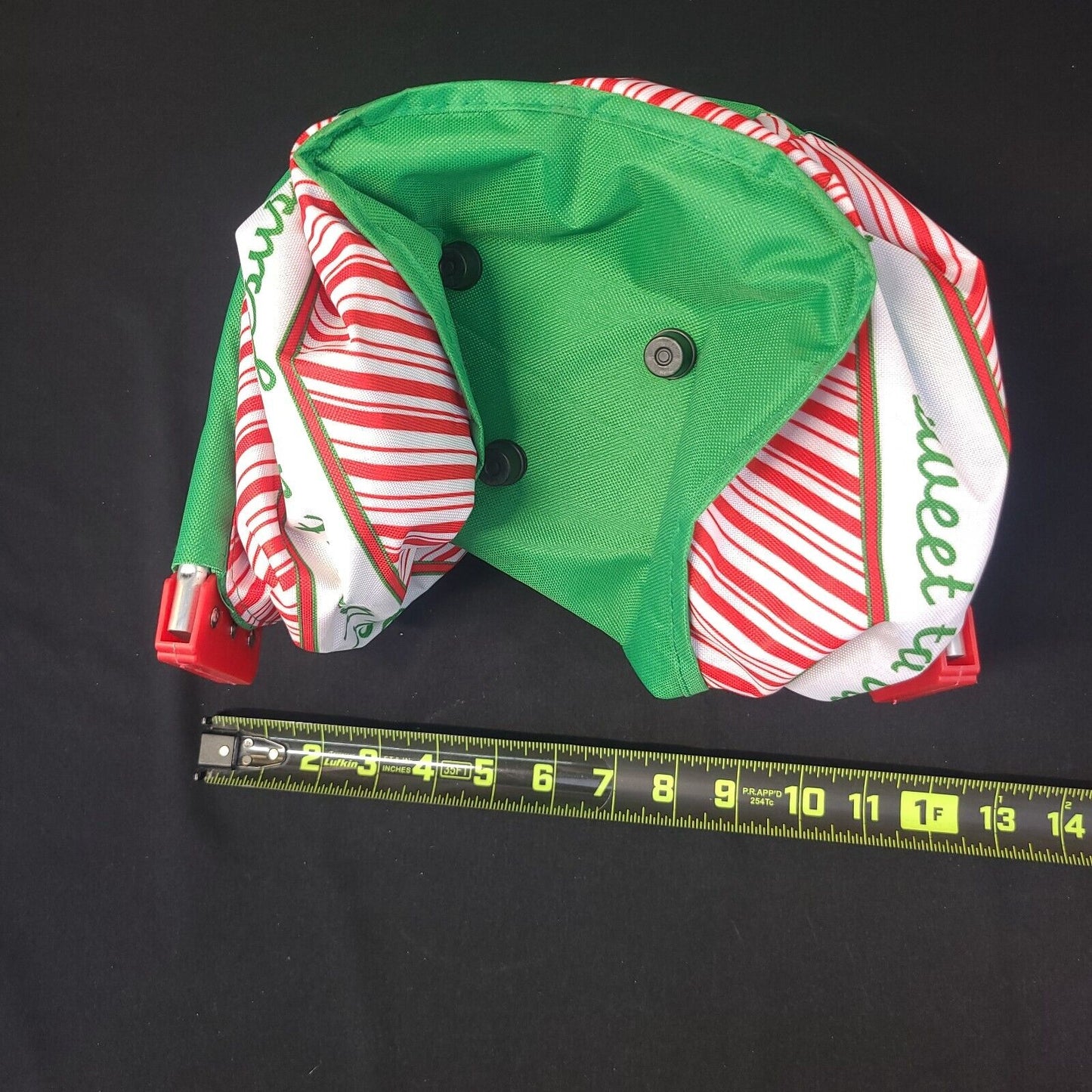 Holiday Canvas & Metal Collapsible Basket - Versatile and Decorative