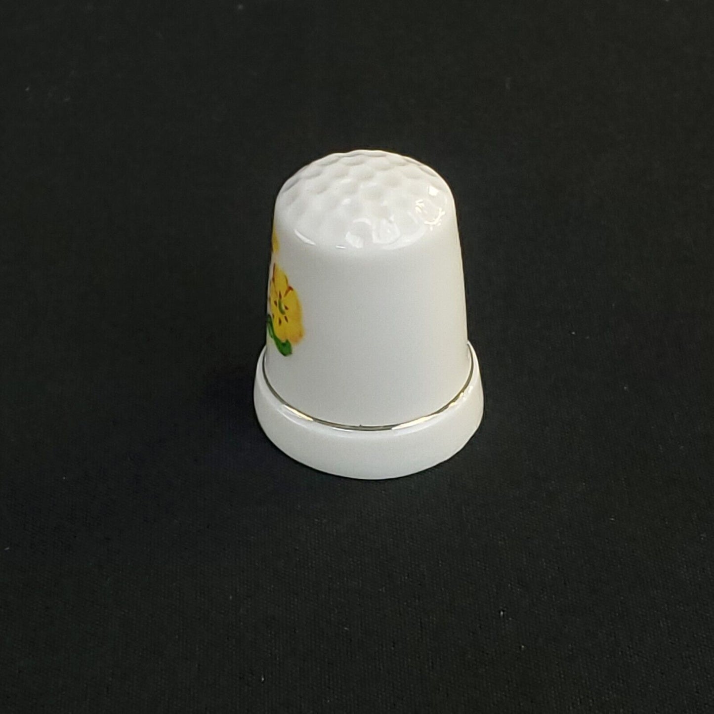 St George Fine Bone China Thimble with a Floral Design Vitage Collectible