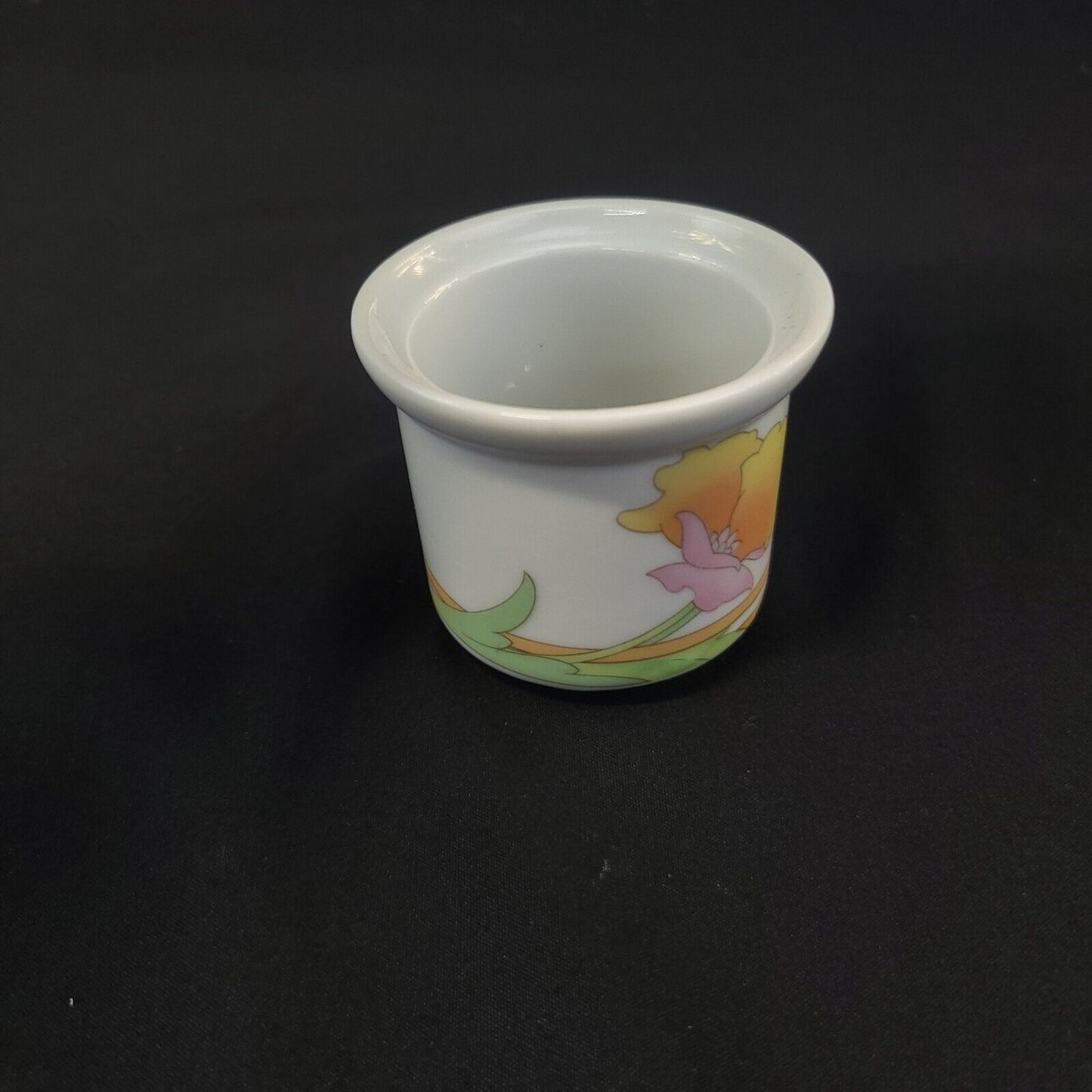 Vintage The Toscany Collection Tea Pot And Cup Matching Set Tulip Pattern Japan