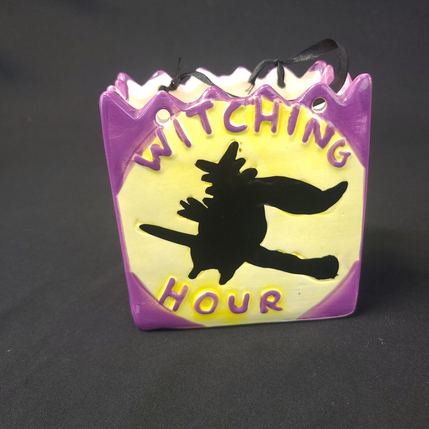 Witching Hour Ceramic Bag - Halloween Decorative Collectible
