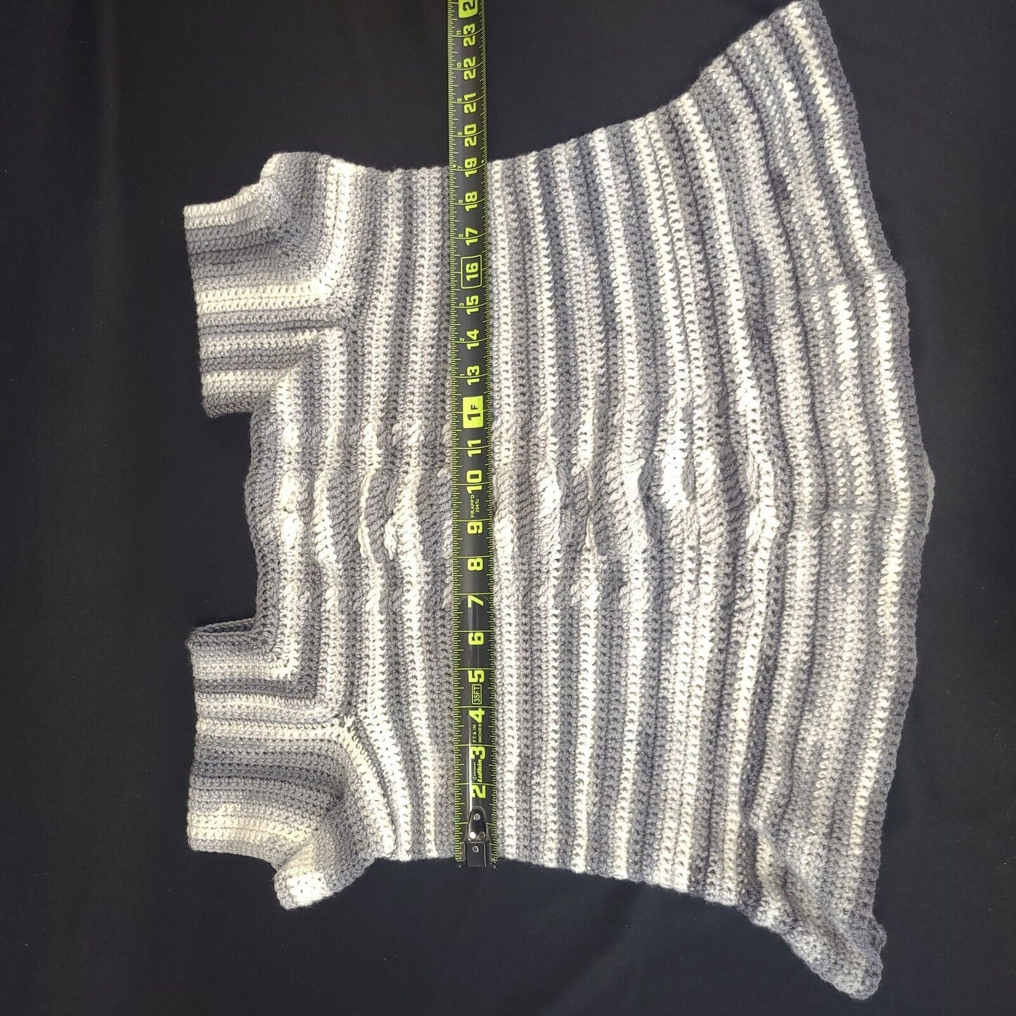 Handmade Cabled Peplum Tee Medium - Stylish and Trendy Summer Wear