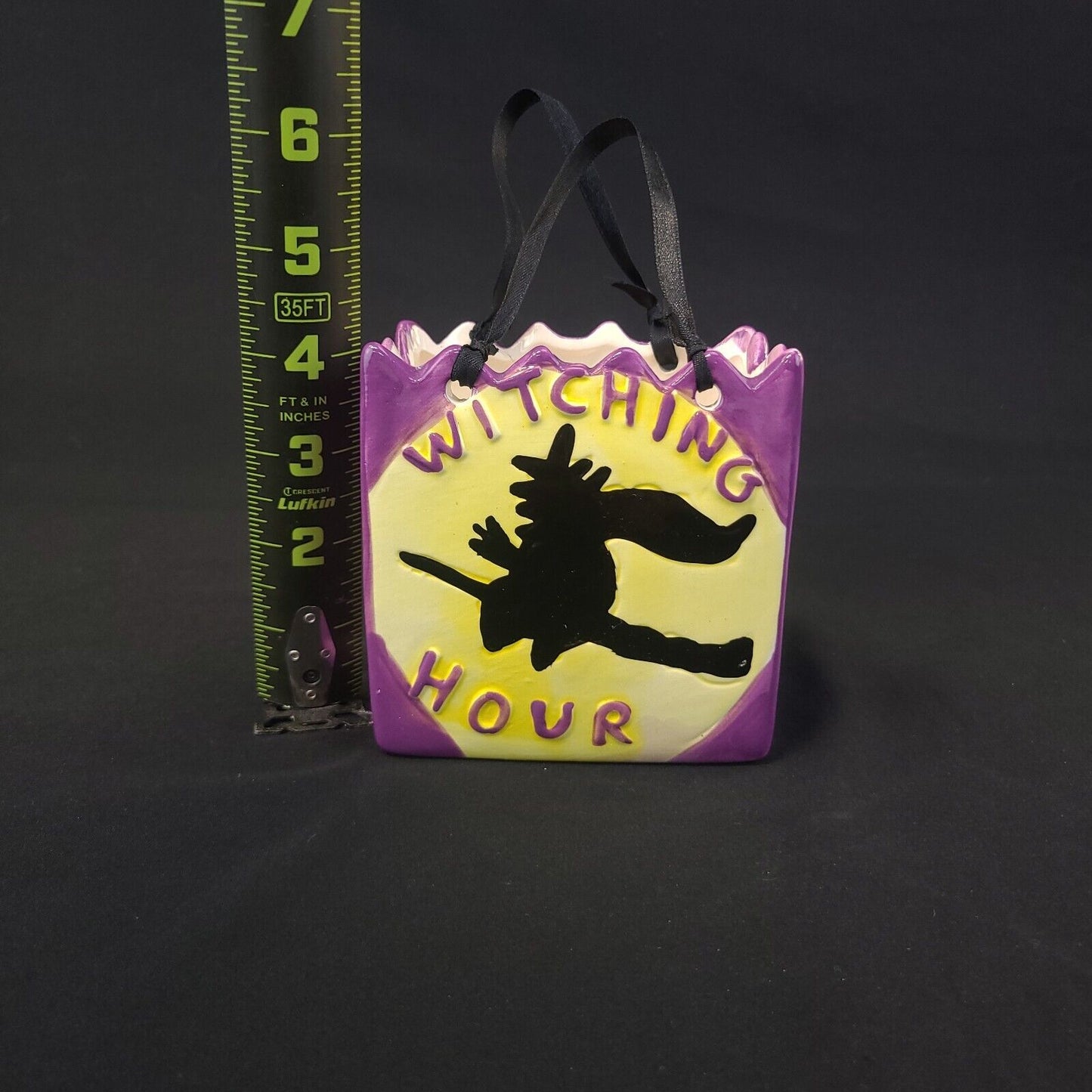 Witching Hour Ceramic Bag - Halloween Decorative Collectible