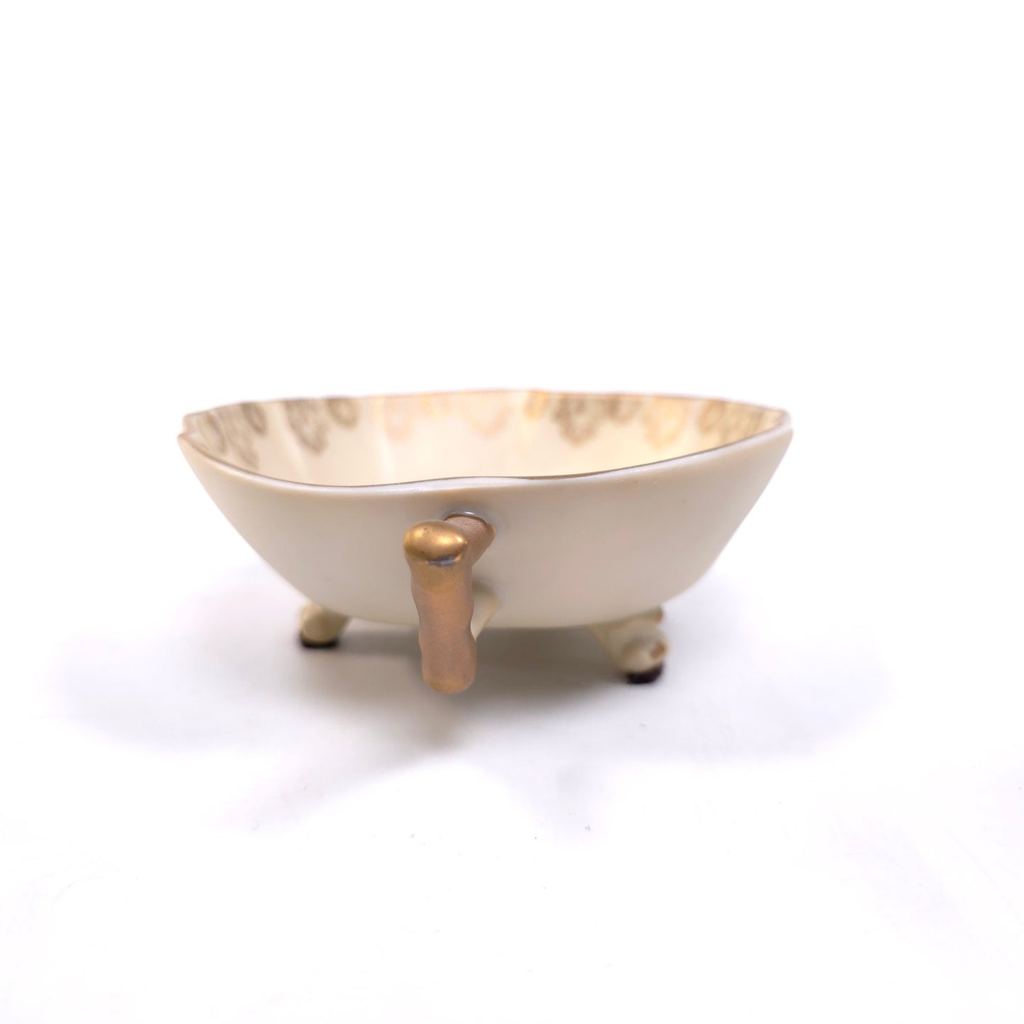 Vintage Ardalt Lenwile 3 Leg Nappy Trinket Dish Renaissance