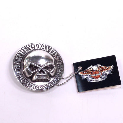 Vintage 2005 Harley-Davidson Rare 3D Skull Belt Buckle