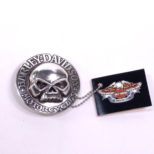 Vintage 2005 Harley-Davidson Rare 3D Skull Belt Buckle