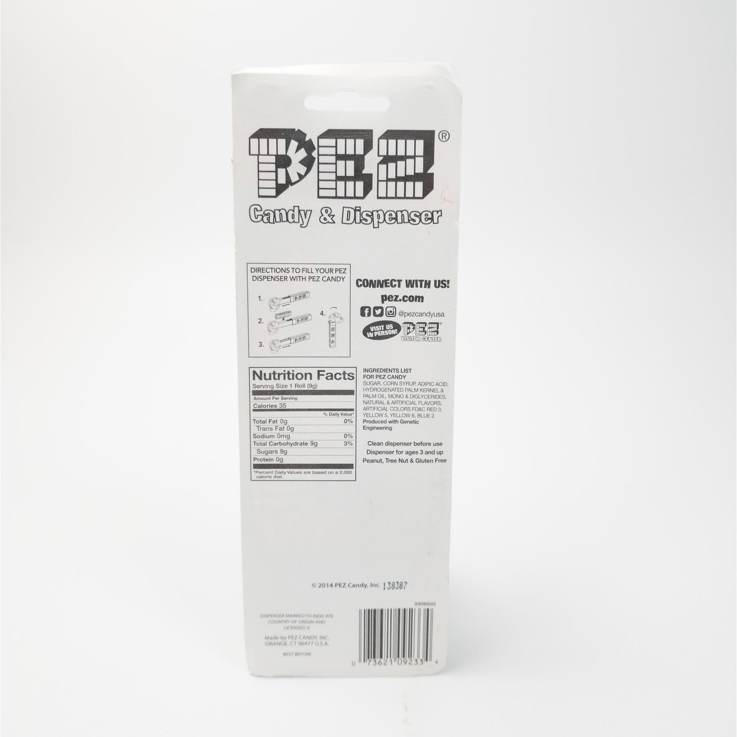 PEZ Santa Claus Footed Candy Dispenser 2014