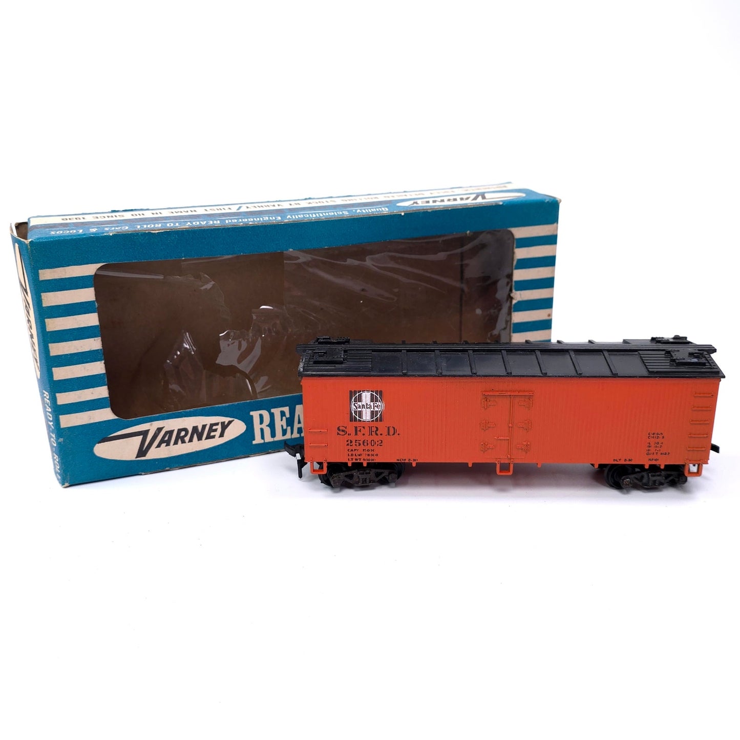 Varney HO Scale 2510 S.F.R.D. Model Train Box Freight Car